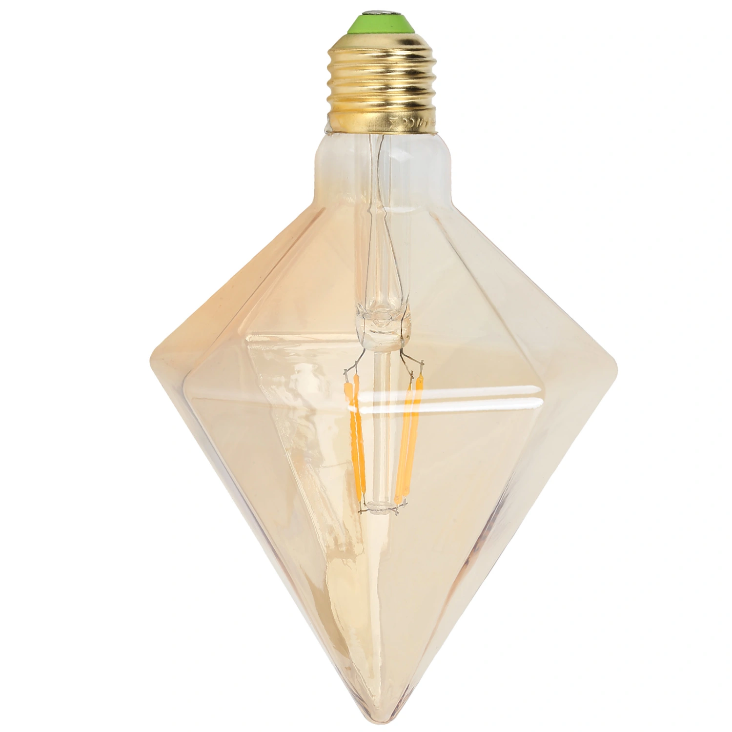 LED Filament Light Bulb Retro Style Pyramid Shape 4W E27 Bulb for Home Lighting Warm Light