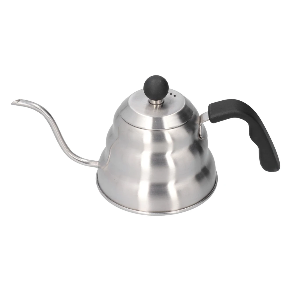 Stainless Steel Pour Over Coffee Kettle Vintage Gooseneck Spout Pot Coffee Utensils for Home Kitchen1.2L