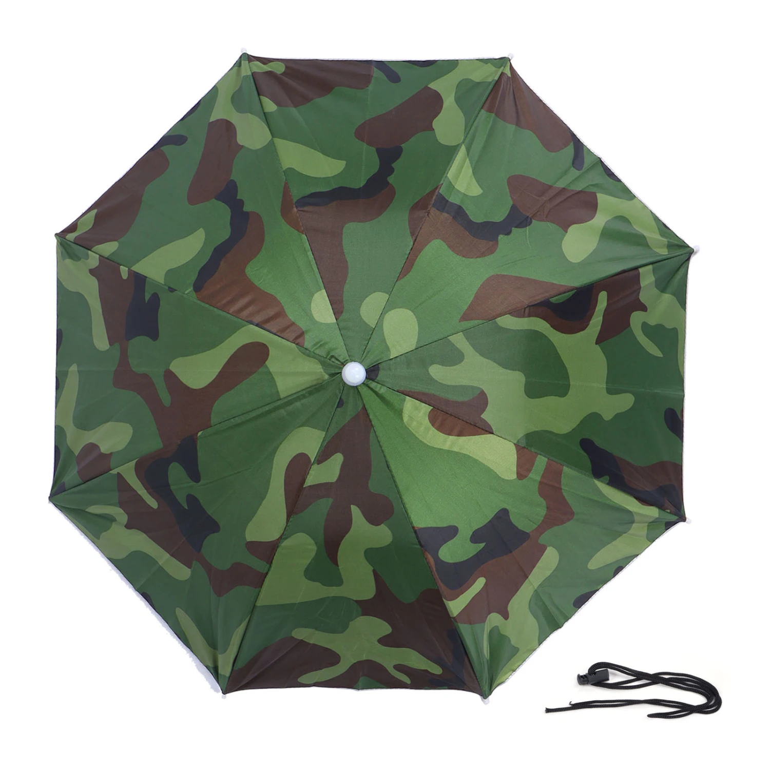 Foldable Umbrella Hat Portable Waterproof Outdoor Fishing Umbrella Cap for AdultCamouflage