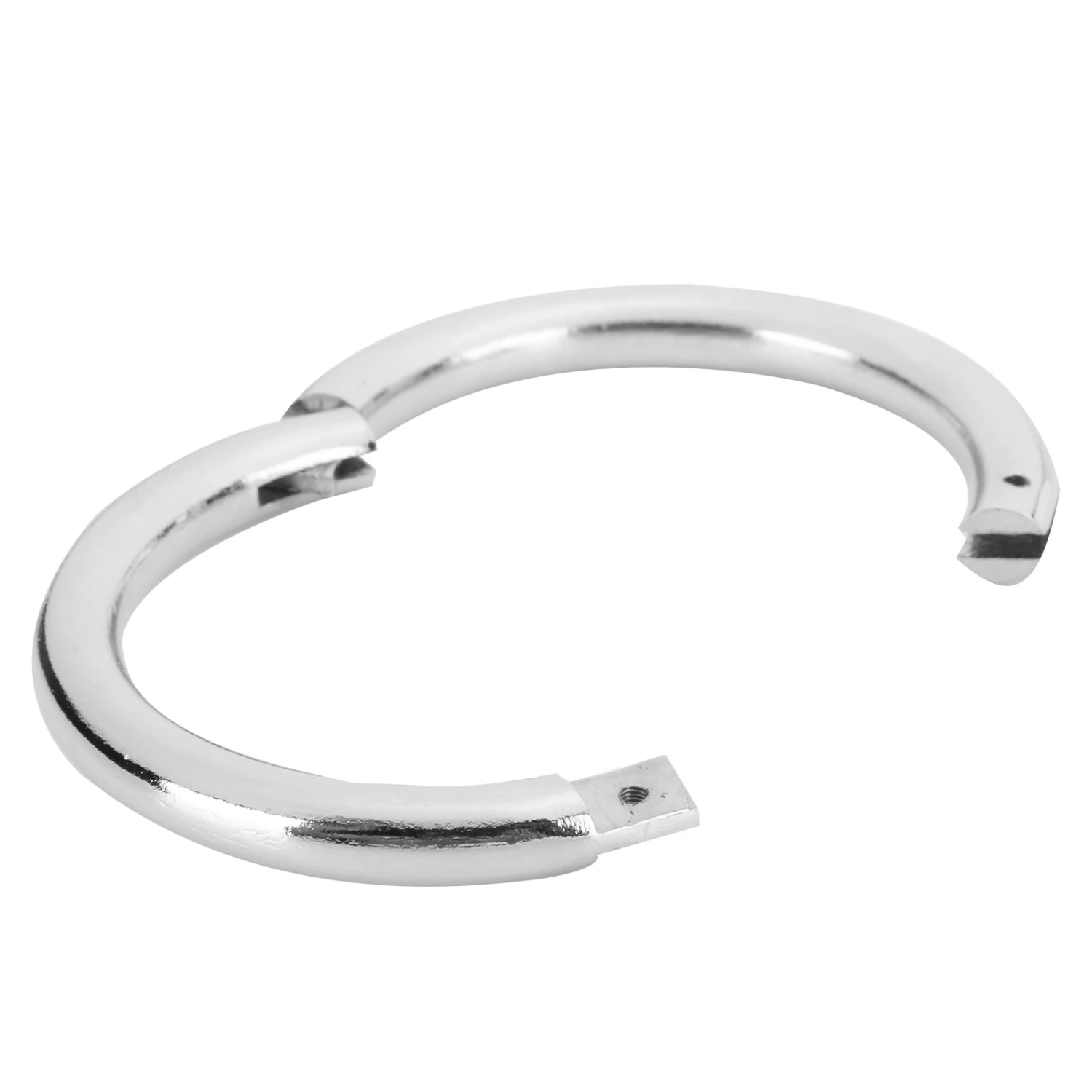 Metal Bull Cow Nose Ring Chrome Plated for Farm Animal Cattle Veterinary Husbandry Accessory