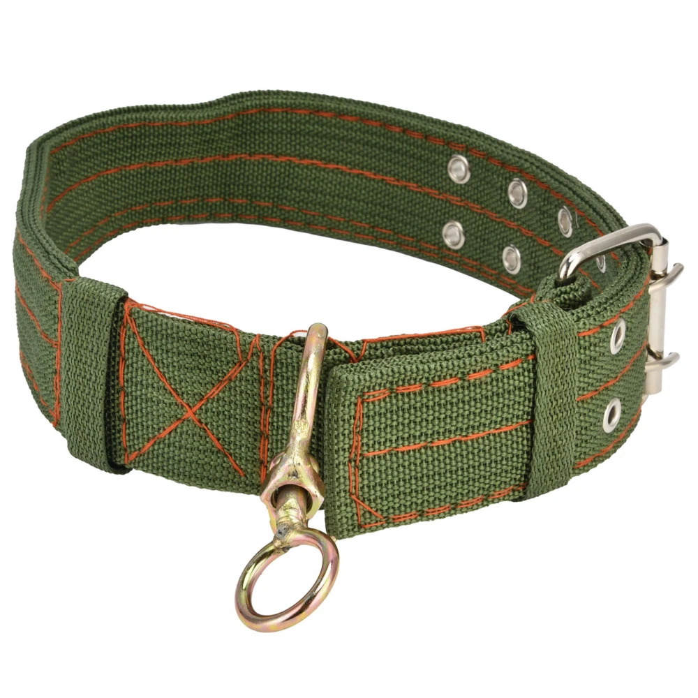 Sheep Collar Dog Hauling Collar Adjustable Length Canvas Neck Strap Veterinary EquipmentL 4.8x73cm for 15‑85kg Sheep Dog