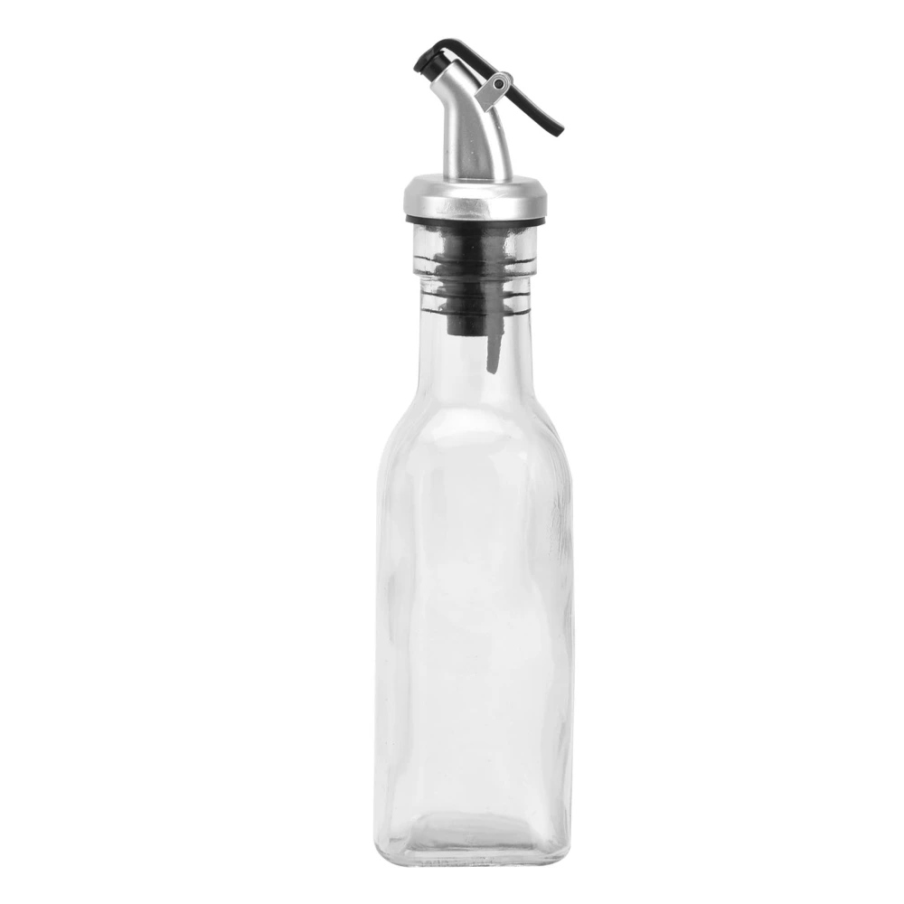 Oil Dispenser Glass and Spray Painted Plastic Oil Can Bottle for Soy Sauce Vinegar Cooking Wine