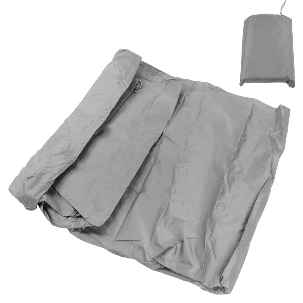 2 Seaters Golf Cart Cover 210D Oxford SilverCoated Fabric Waterproof Dustproof Protector Gray