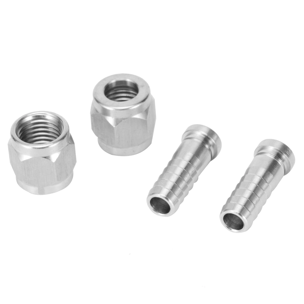 2 Set 8mm Stainless Steel 1/4in 5/16in Nut Barb Connector for Ball Lock Pin Lock Home Brew Fitting