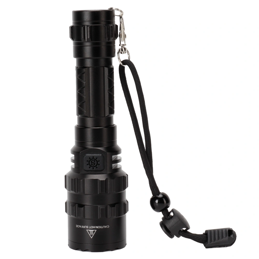 LED Waterproof Flashlight Strong Light LongRange USB Charging Flashlight for Outdoor