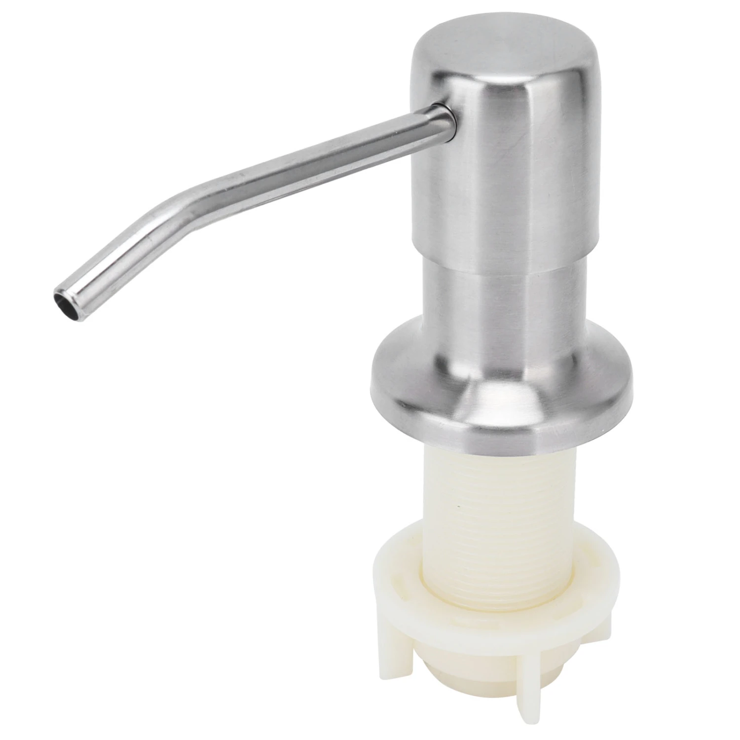 Soap Pump Head Kit 304 Stainless Steel Kitchen Sink BuiltIn Liquid Dispenser with Extension Tube