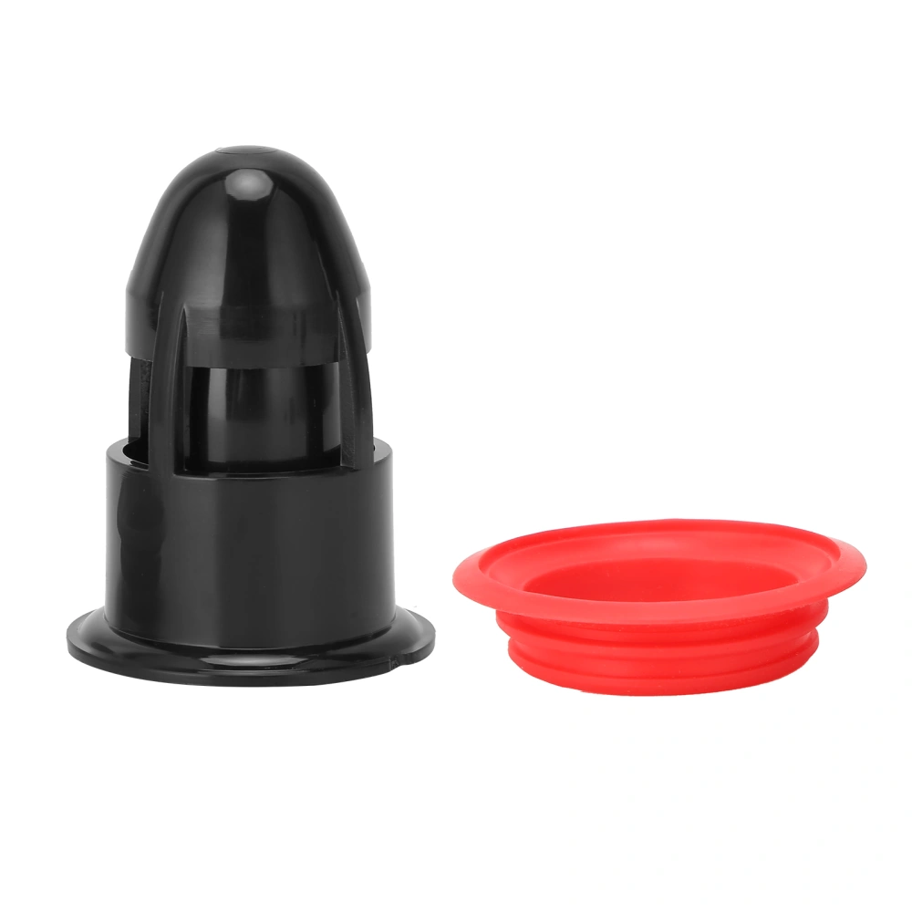 Deodorant Floor Drain Core AntiBlocking Drainage Sewer Strainer for Bathroom Kitchen(Black Red )