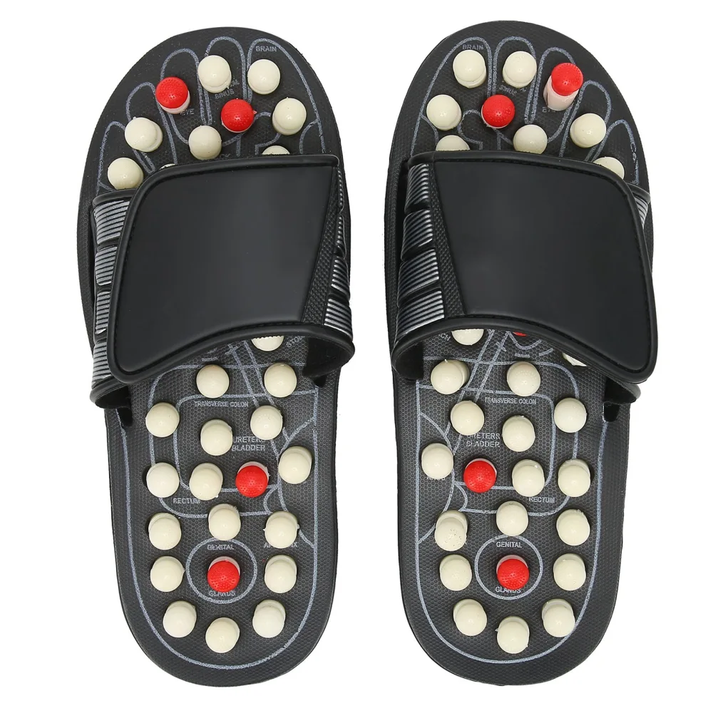 Foot Massager Slippers Outdoor Reflexology Sandals Stress Relief Acupressure Shoes Gift38‑39