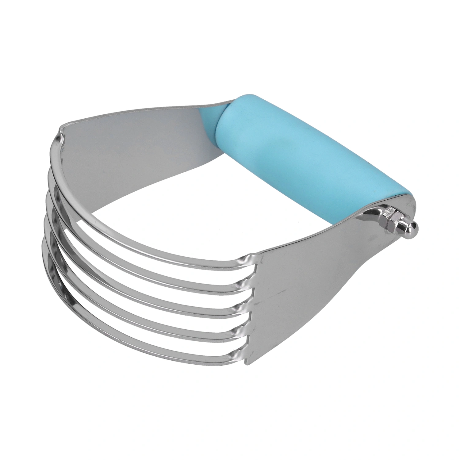 Stainless Steel Dough Blender Pastry Blender and Dough Cutter Professional Pastry Cutter with Heavy Duty BladesBlue