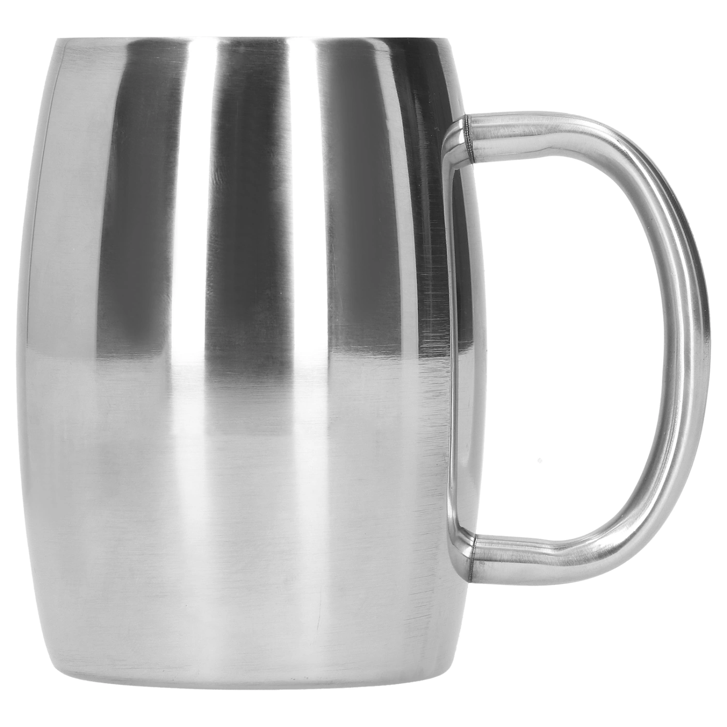 400ml Stainless Steel Beer Mug with Handle Coffee Mugs Milk Tea Cup Gift Drinkware for Office