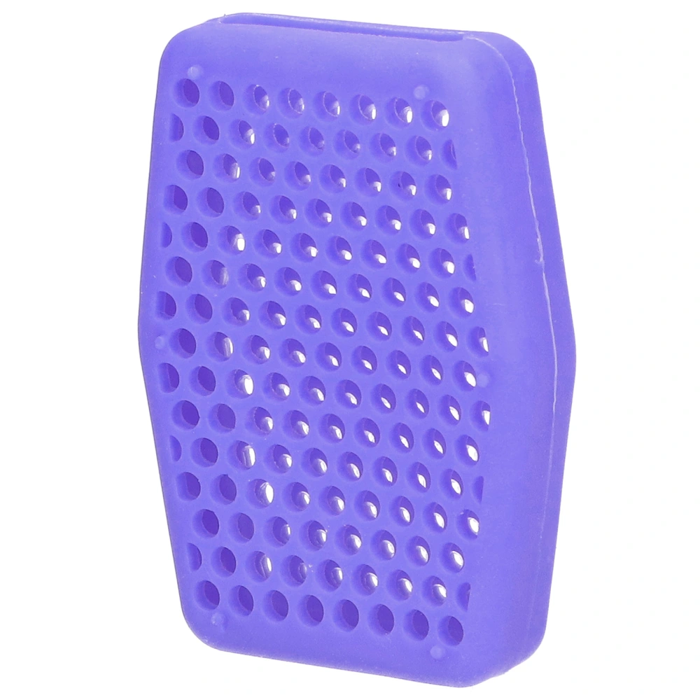 Soft Silicone Soap Sleeve Soap Exfoliating Bag Glove Body Scrubber for Bathroom KitchenPurple