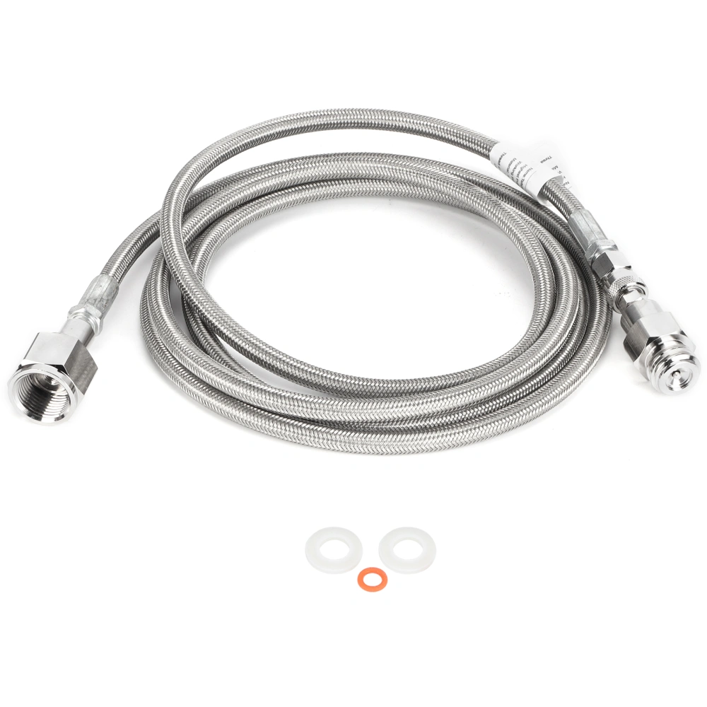 G5/8‑14 // TR21‑4 External Soda Hose CO2 Tank High Pressure Hose Adapter Kit Accessory 2.5m