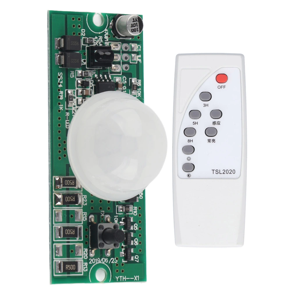 Remote Control Solar Circuit Board Human Body Induction 3.2V/3.7V Street Lamp Controller Module