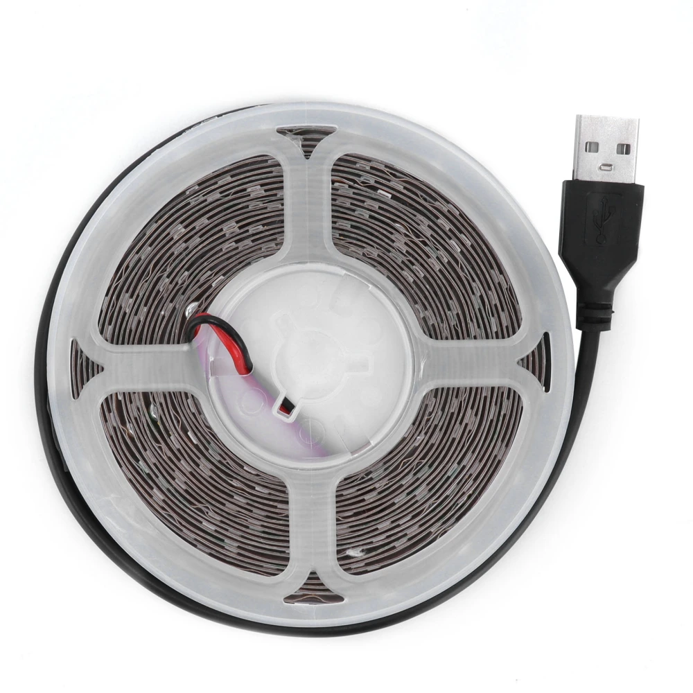 5m/16.4in LED Light Strip 5V USB Powered Strip Lights Strong Adhesive Tape Lights for Bedroom Kitchen Home Decoration