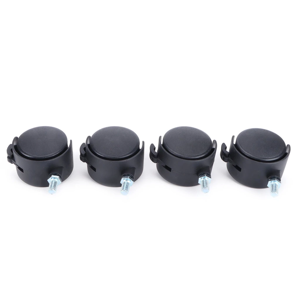 4Pcs 2in Universal Casters with Brake Mute 360 Degree Rotating Wheels Furniture Supply