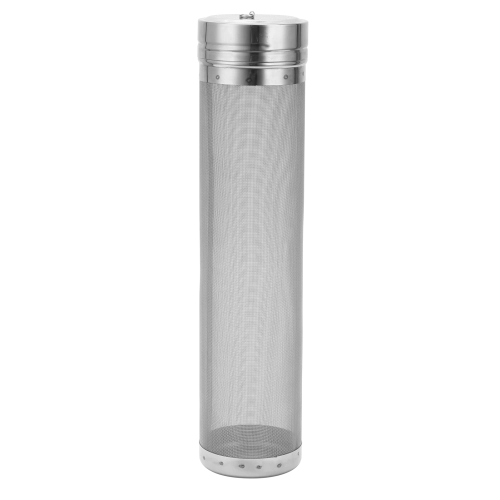 50 Mesh Stainless Steel Homebrew Beer Filter Brewing Filter Barrel Useful Tool for Kegs