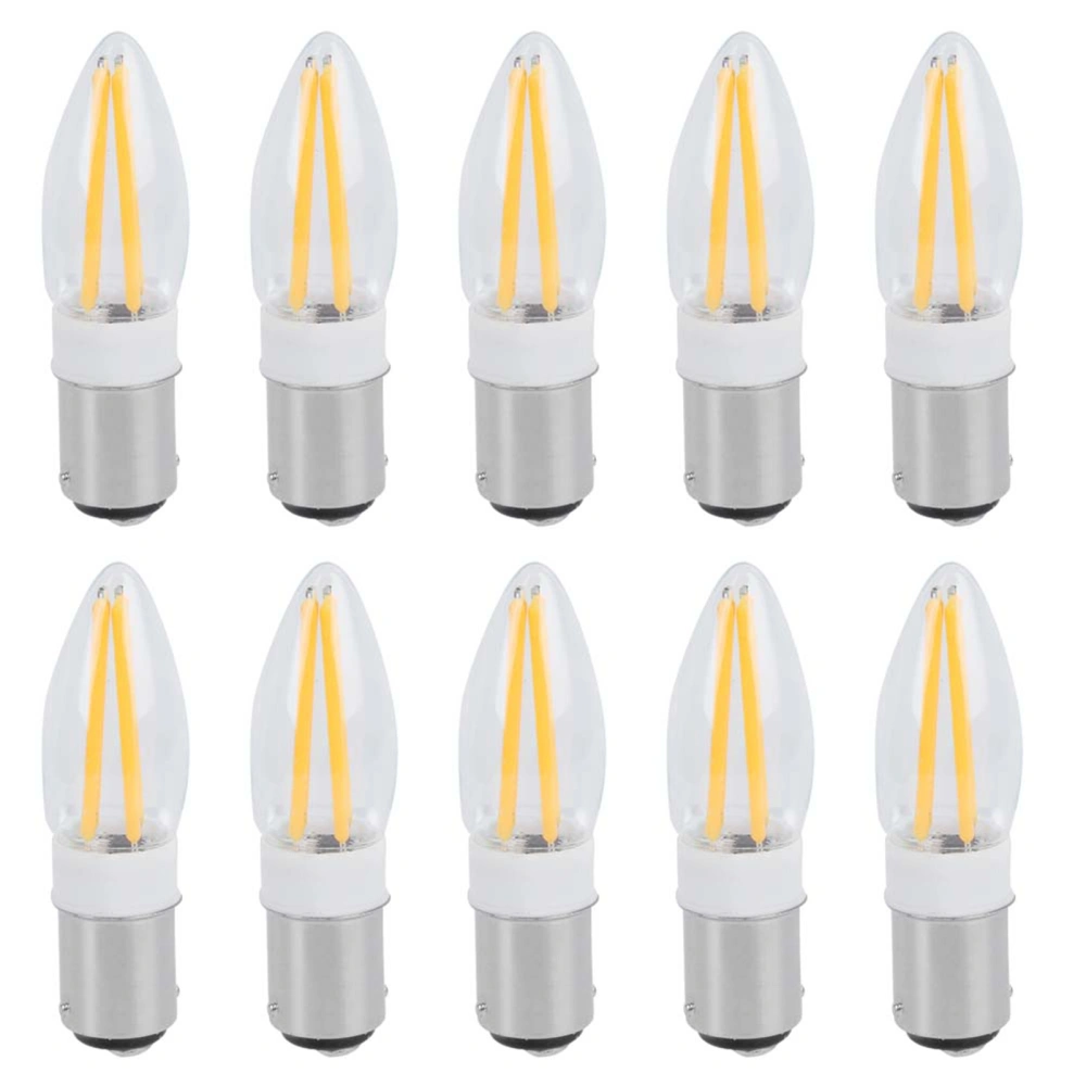 10Pcs B15 LED Bulbs AC110V 3W Light Bulb for Chandelier Ceiling Wall Lamp Warm White