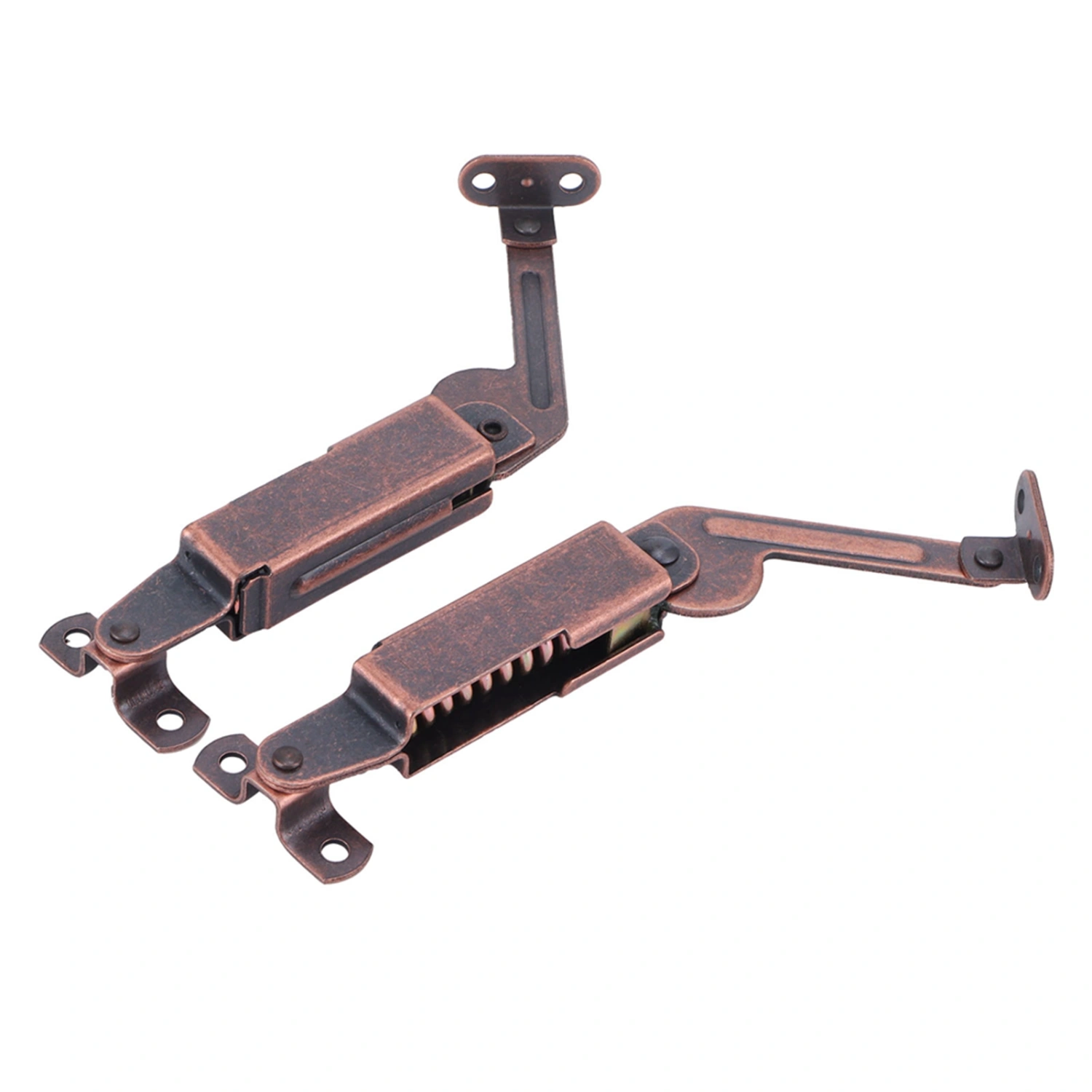 Lid Hinge Iron Safety Cabinet Box Lid Spring Support Hardware for Home Office WorkshopMiddle Arm