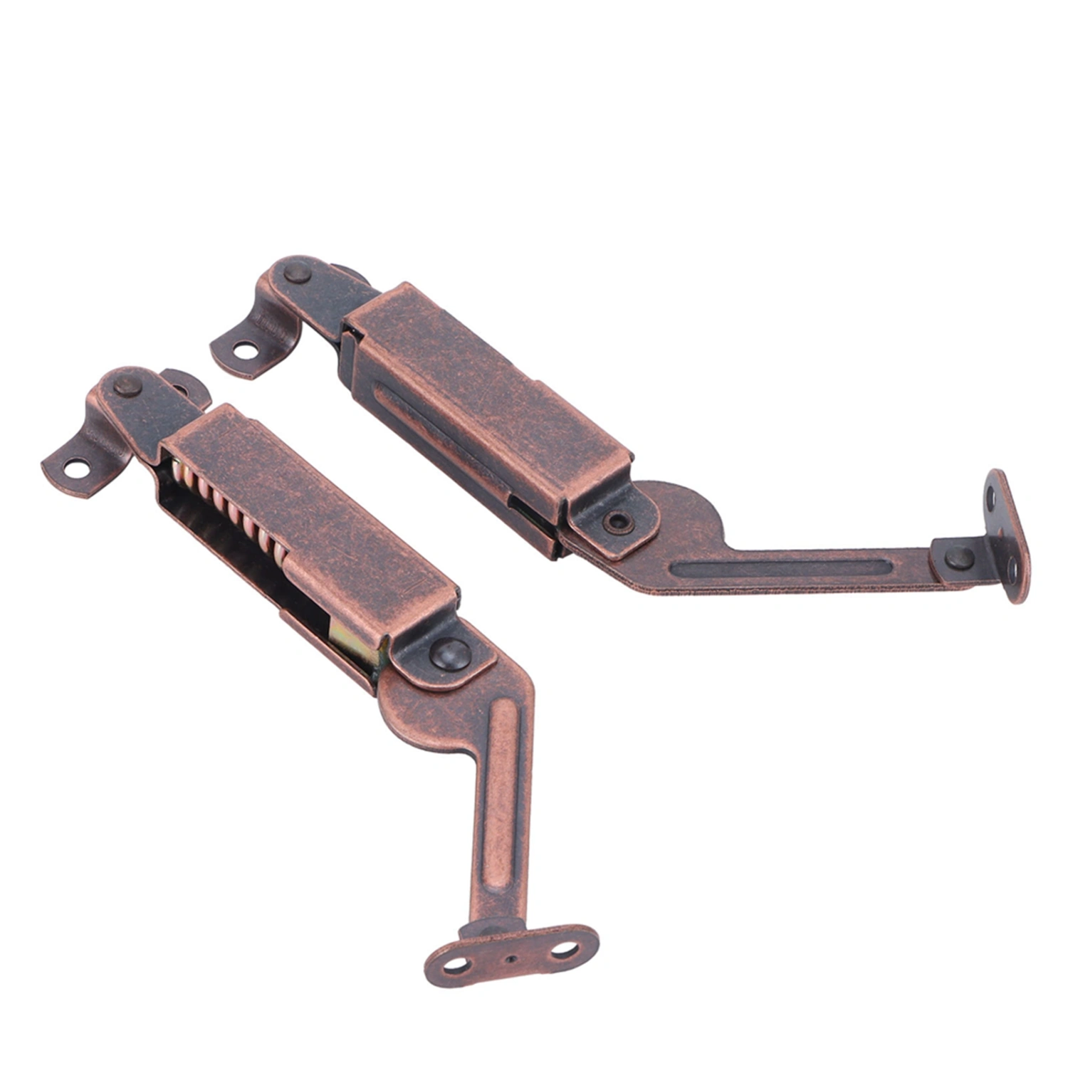 Lid Hinge Iron Safety Cabinet Box Lid Spring Support Hardware for Home Office WorkshopMiddle Arm