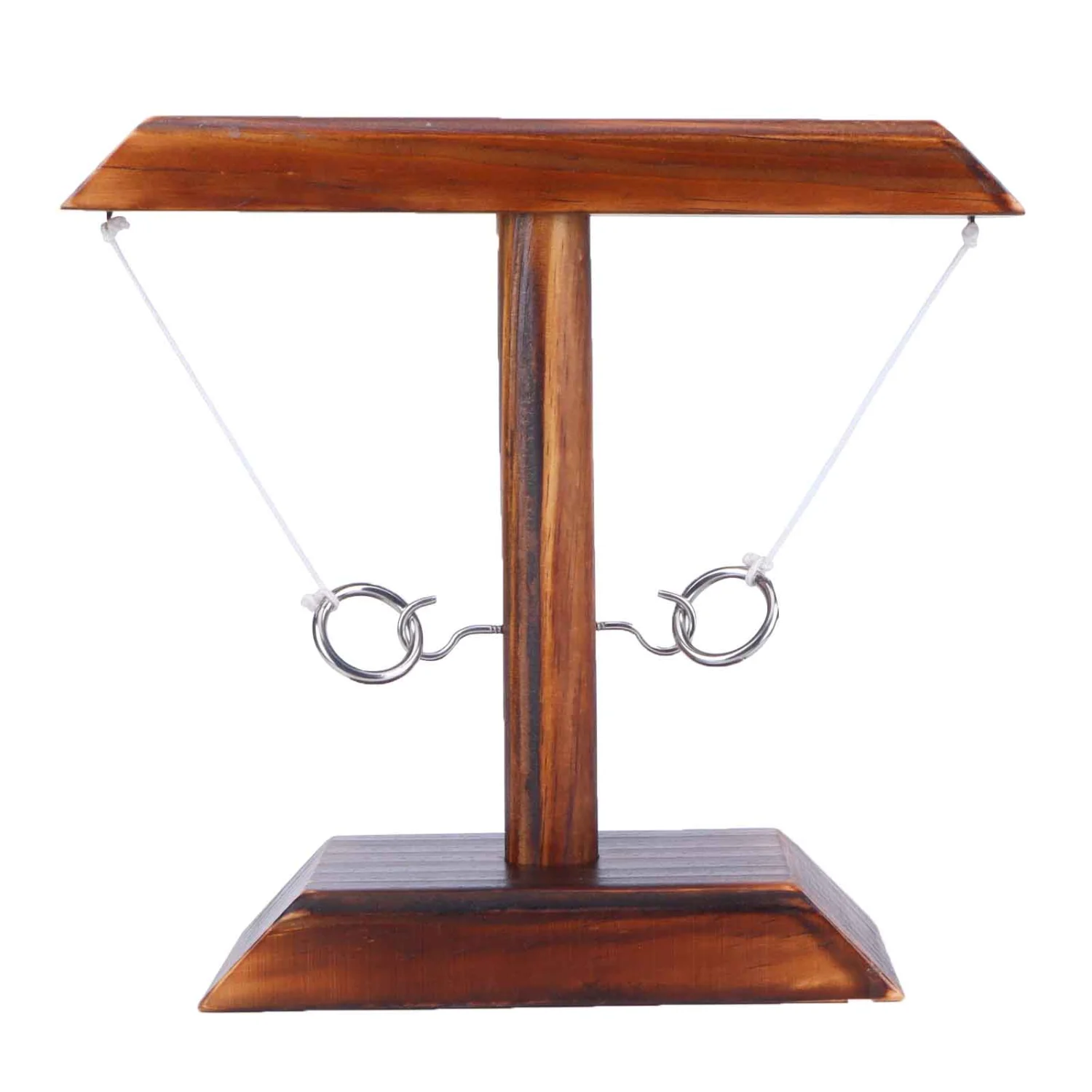 Throwing Game Set Wooden Hook Shot Toy Interactive Games for Home Bar Party Black2