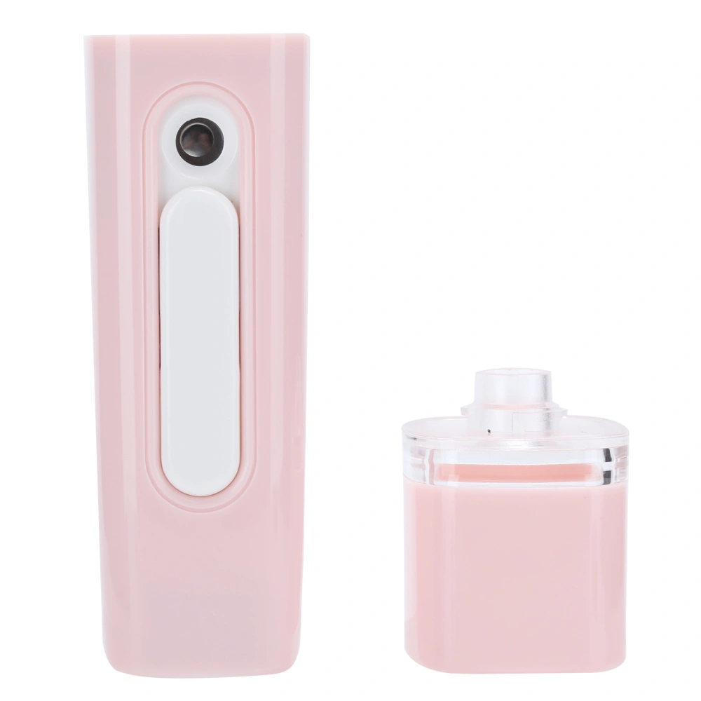 USB Nano Mist Sprayer Air Humidifier Portable Handheld Moisturizing Face Sprayer 28mlPink