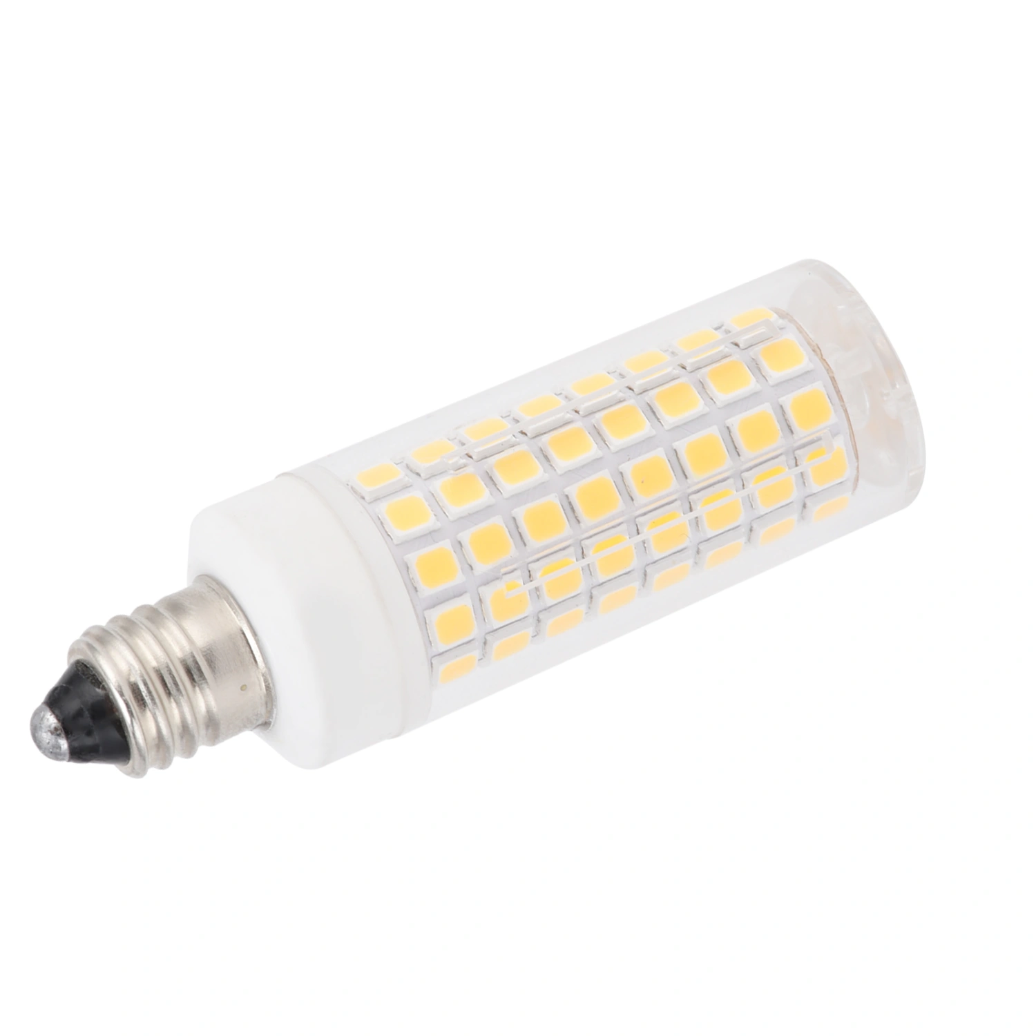 E11 LED Bulb 1000LM 102LED Dimmable Replacement Bulb for Chandelier Ceiling Light Wall Lamp 110VWarm White
