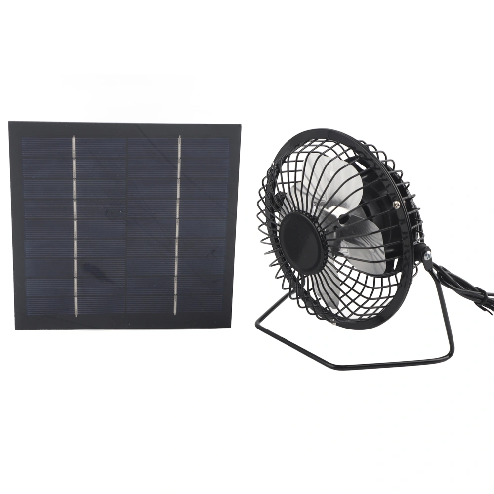 5W Mini Solar Panel with Portable Cooling Fan Photovoltaic Solar Panel Set for Greenhouse