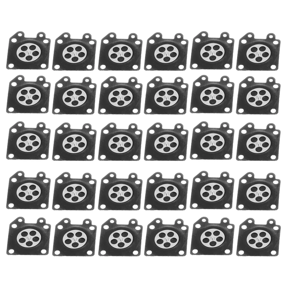 30Pcs/Set Carburetor Diaphragm Gasket Chainsaw Accessory for ZAMA 2500/3800/4500/5200/5800