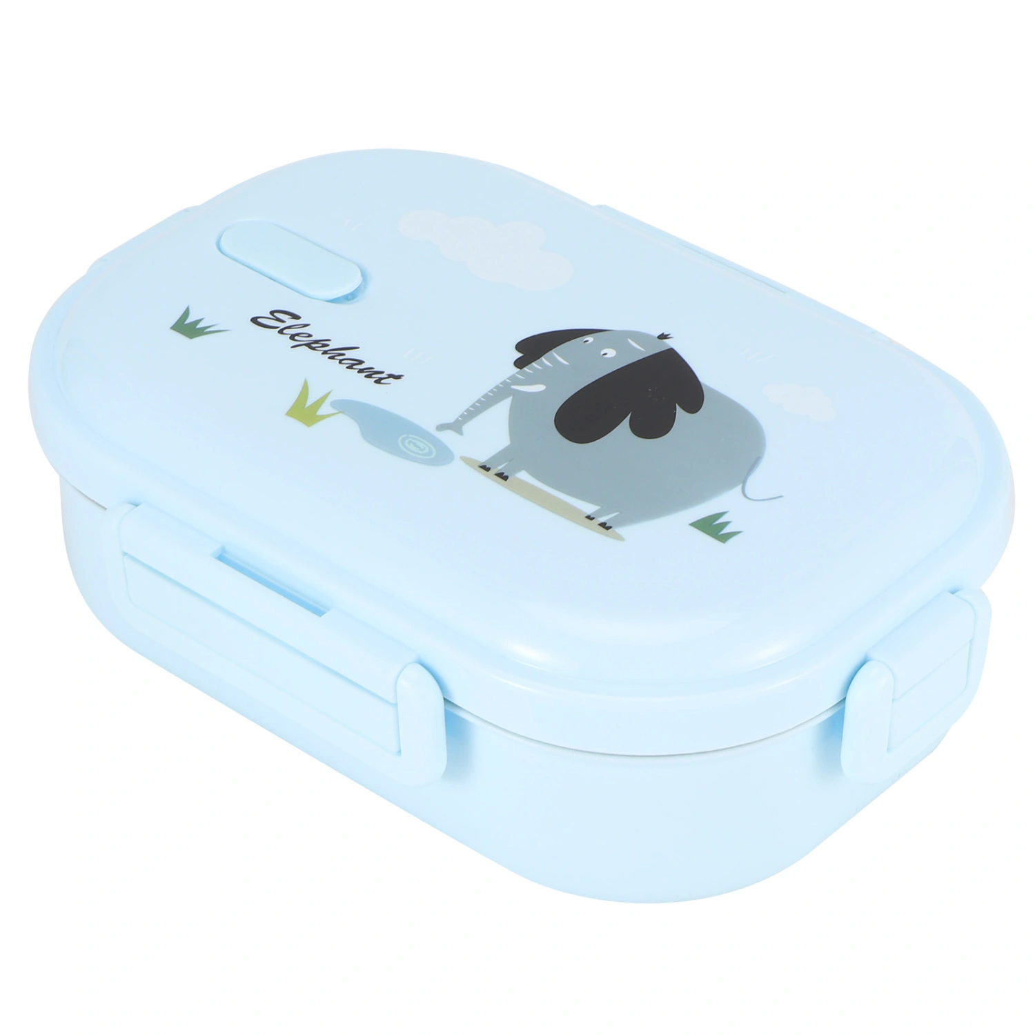 Insulated Lunch Box Leak Proof Stainless Steel Bento Box Japanese Food Children Container(Blue )