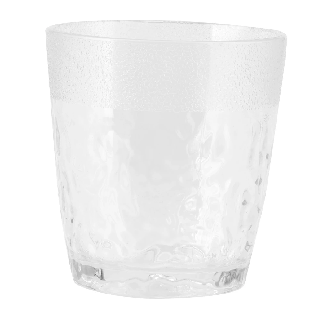 200ml Drinking Glass Flower Tea Cup Small Beer Mug Acrylic Cup for Home PartyTransparent