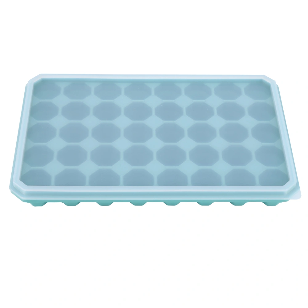 40 Grids Silicone Ice Cubes Tray Mould Mold DIY Ice Maker with Removable Lid Kitchen AccessoriesGreen