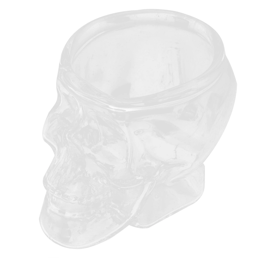 Glass Cup Innovative Transparent SkullHead Cup Glass Ware Drinkware for Wine Cocktail