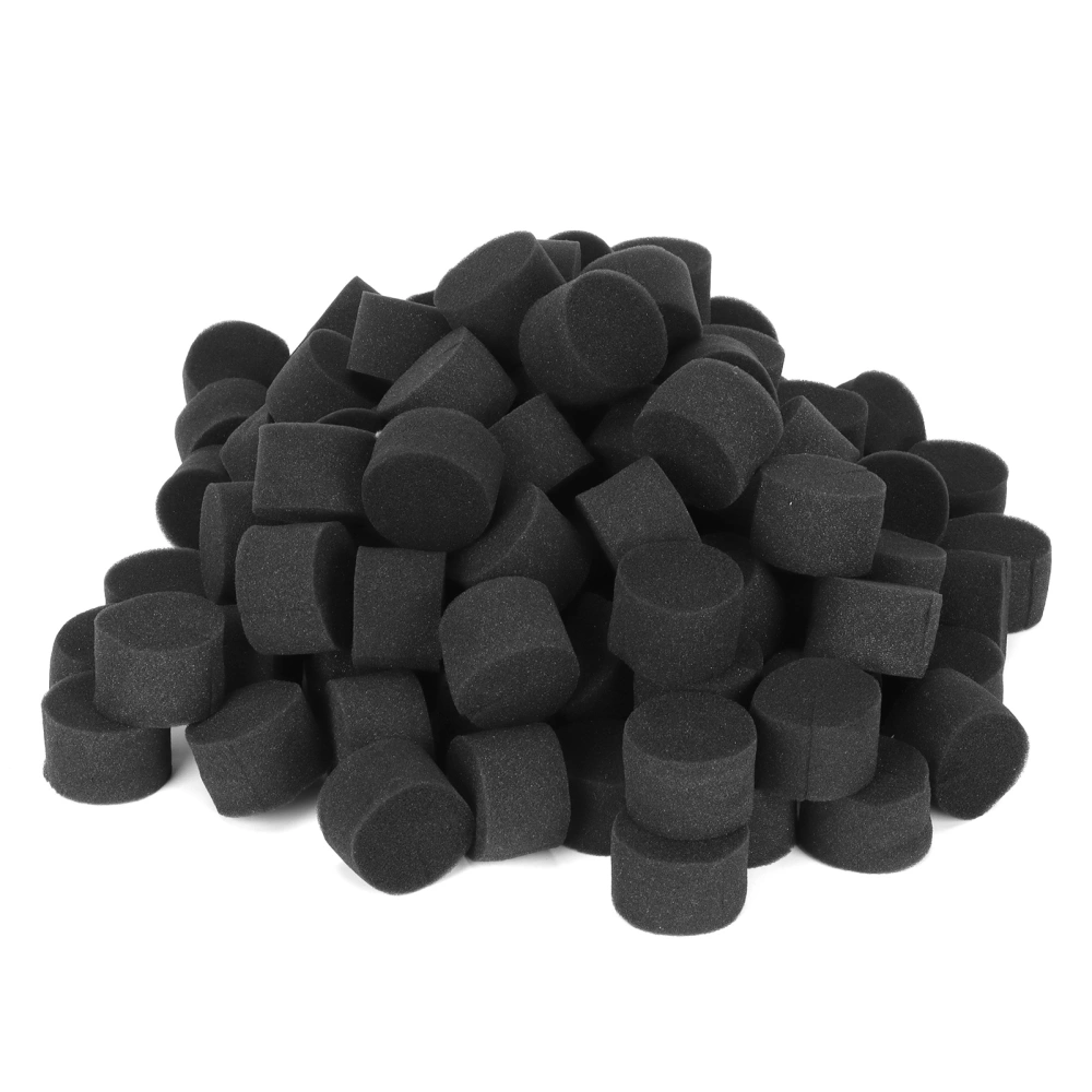 100Pcs 45mmx30mm Hydroponic Sponge Planting Seedling Sponge for Seed Growing Black