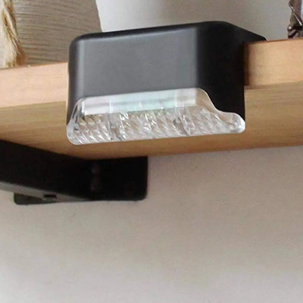Outdoor Solar Deck Lights Solar Step Lights Waterproof Led Solar Lights White Light for Outdoor Stairs Fence Yard Patio