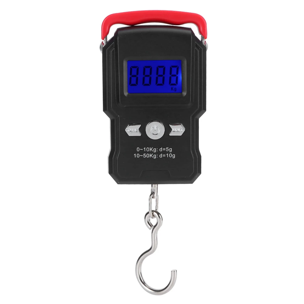 WH-A23L 50kg LCD Digital Display Mini Electronic Weighing Scale Hanging Hook Scale for Fishing