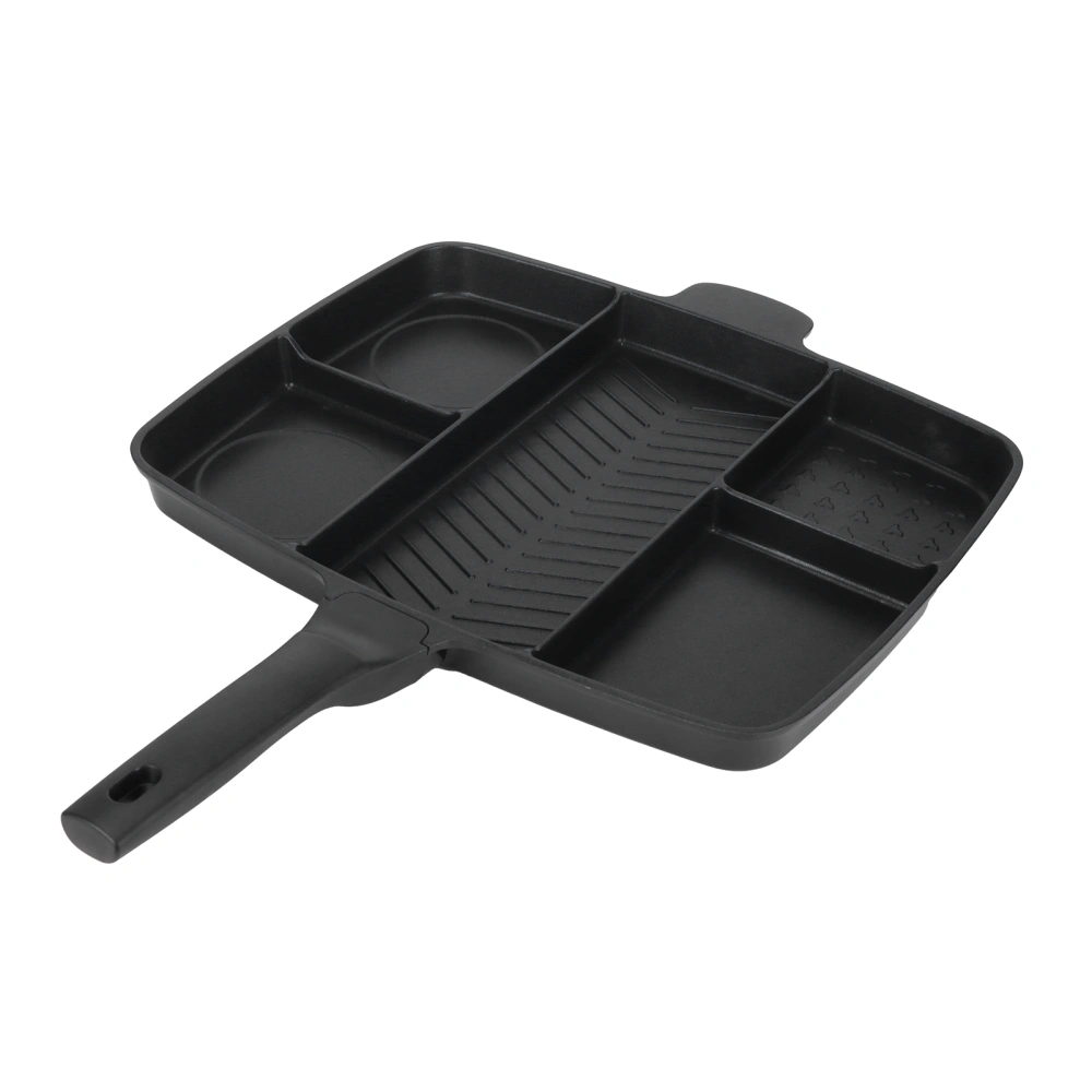 5in1 Breakfast MultiGrid Pan Steak Omelette Cooking NonStick Pan for Kitchen Home