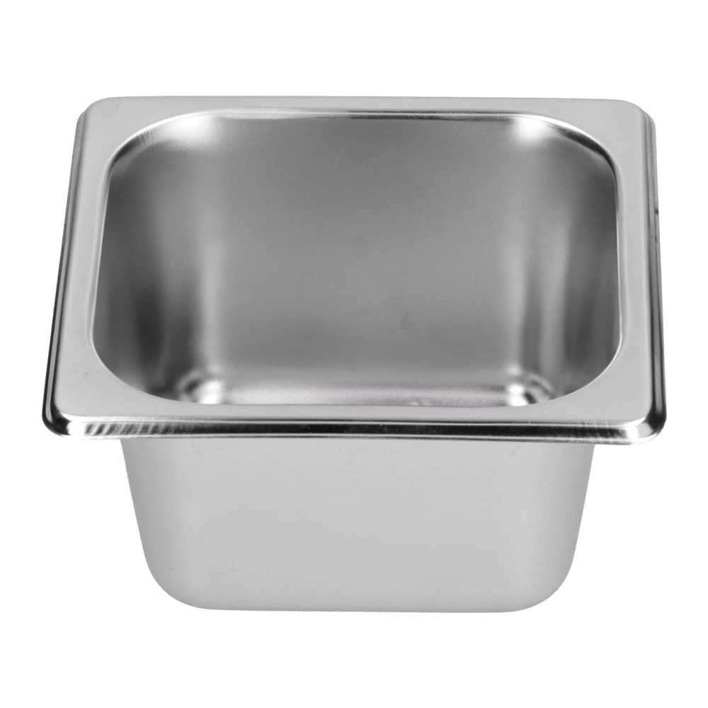 Stainless Steel Basin Food Bowl Buffet Basin Insulation Counter Basin for Home Canteen Meal Hotels Kitchens