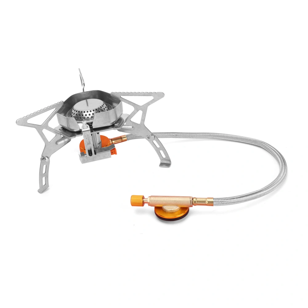 Mini Gas Stove Portable Integrated Stove Windproof Camping Oven for Courtyard Outdoor Camping