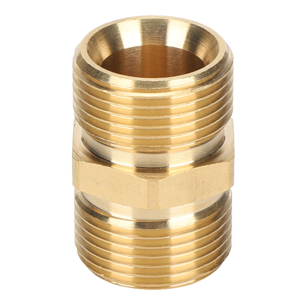 High Pressure Sprayer Adapter Brass M22 Metric Male Thread 14mm Hose Connector Coupler