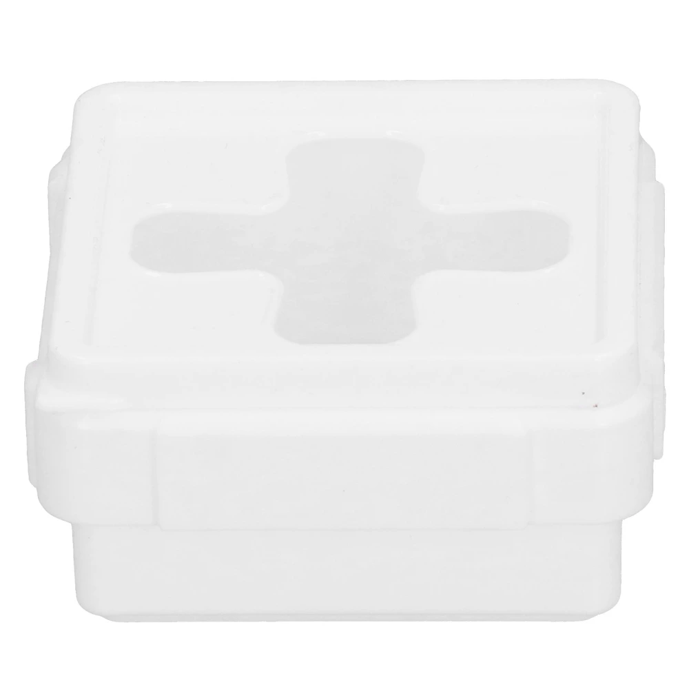 Small Square Storage Box Cross Mouth Desktop Organizer for Tissue Coin Small Hardware