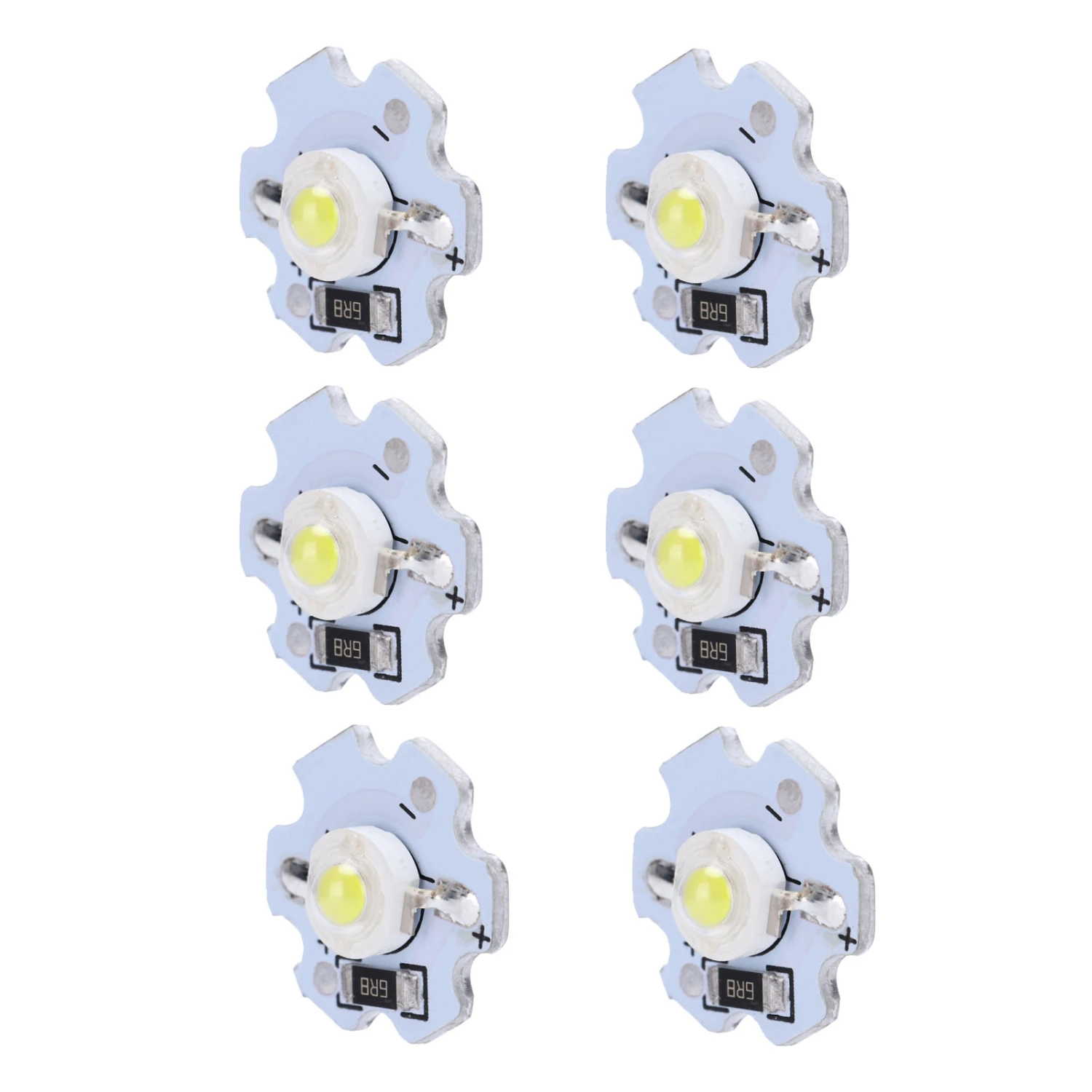 25Pcs 5V LED Chips 200LM 1W High Power LED Lamp Beads for DIY Lighting FixturesCold White 10000K