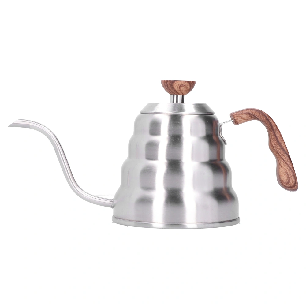 Stainless Steel Pour Over Coffee Tea Kettle Gooseneck Spout Pots Kitchen Appliances1.2L