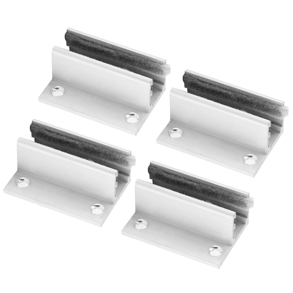 4PCS Door Floor Roller Guide Swing Stopper Positioner Adjustable Wheel for Automatic Induction Door