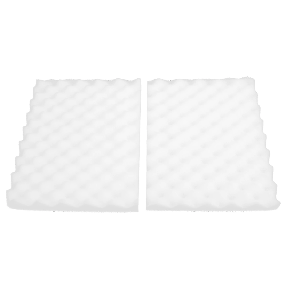 2Pcs Fondant Shaping Pad DIY Waved Fondant Flower Drying Modeling Sponge Mat Tools White