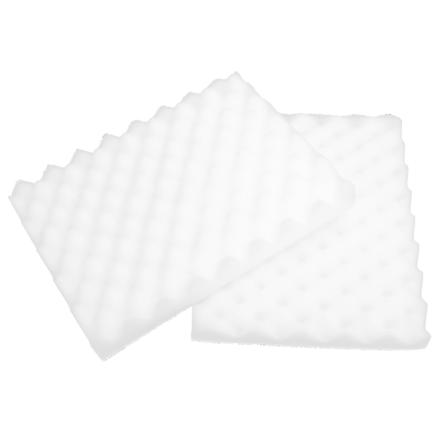 2Pcs Fondant Shaping Pad DIY Waved Fondant Flower Drying Modeling Sponge Mat Tools White