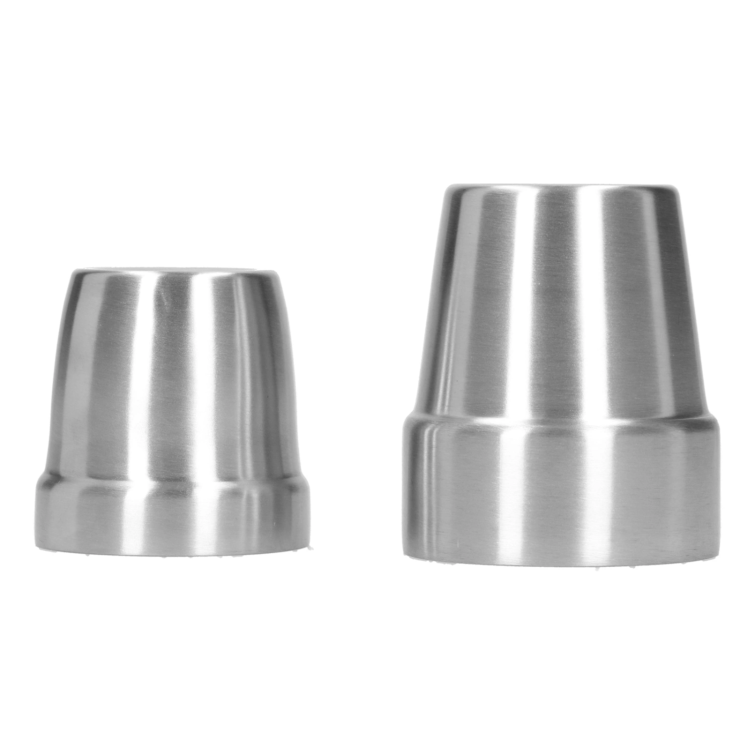 2pcs Stainless Steel Double Wall Cups Restaurant Beer Mug Water Coffee Cup (180ml 300ml)