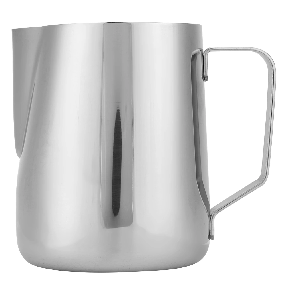 Stainless Steel Coffee Frothing Pitcher Cup Latte Art Accessory for Home Office Shop Use600ml