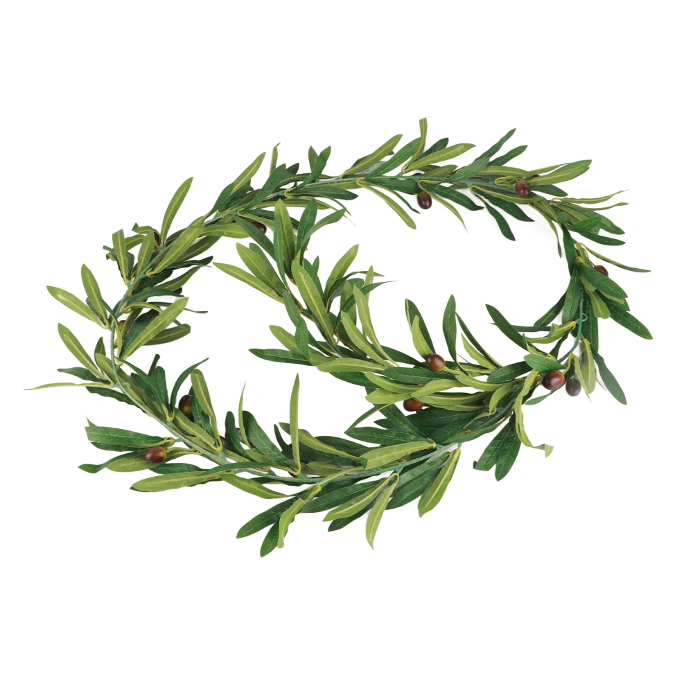 Olive Fruit Cane Wedding Backdrop Decoration Simulation Olive Leaf Cane Olive Leaf Cane