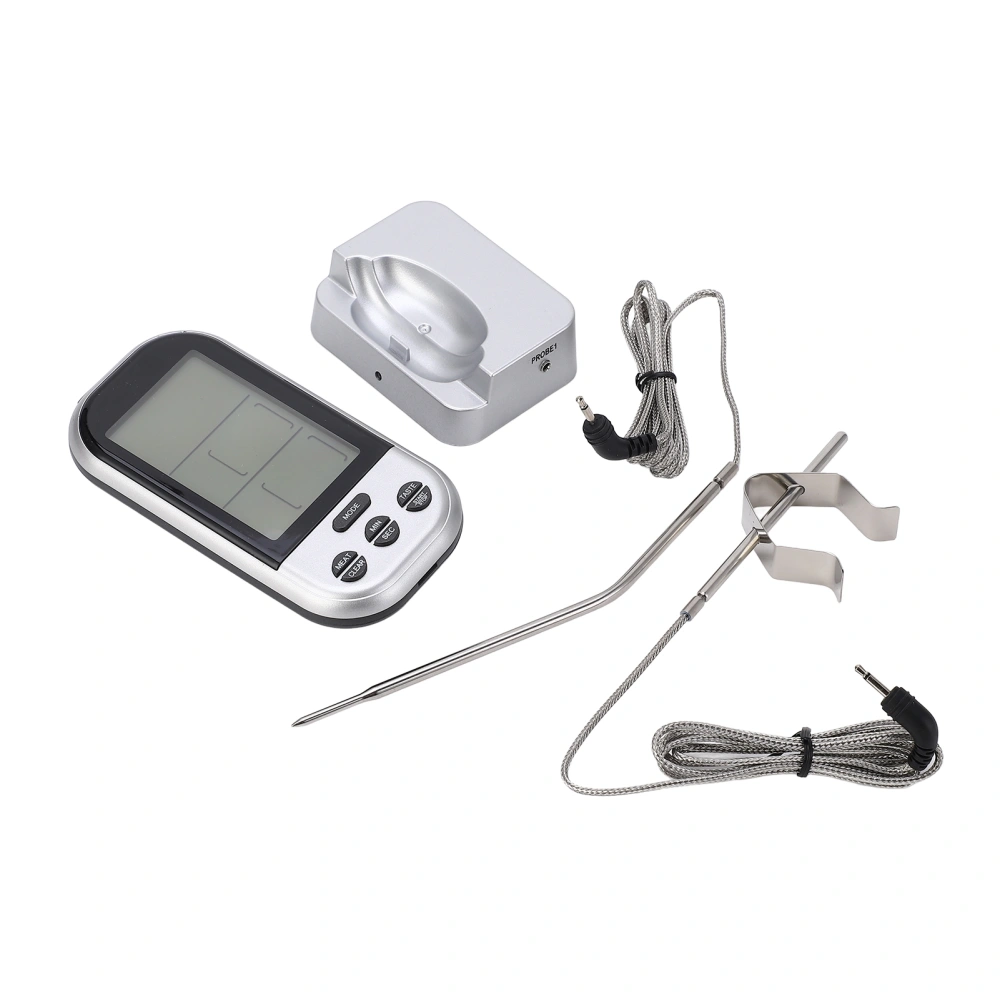 TS‑K32‑S Wireless Meat Thermometer Dual Probe Double Digital Temperature Meter Remote Cooking for Oven Smoker BBQ