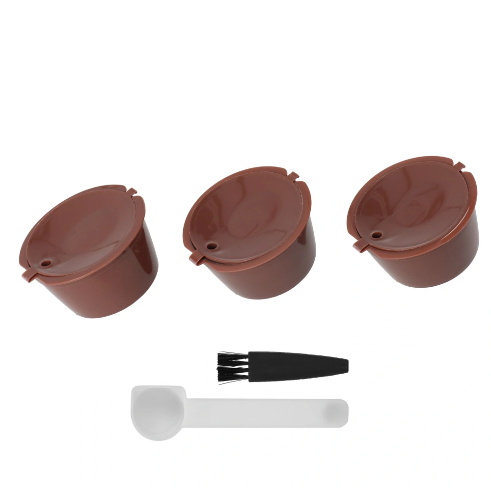 Refillable Capsule Coffee Filter Set Reusable Cafe Tool Fit for Dolce Gusto Coffee MachineCoffee 51‑100ML